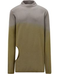 Moncler - MONCLER + RICK OWENS - Pullover Subhuman In Cashmere - Lyst