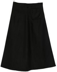 Susanne Bommer - Wool Long Skirt - Lyst