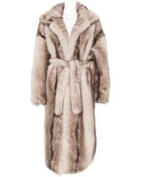 Frankie Shop - Faux Fur Coat Ravello Polyester & Shearling - Lyst