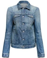 MM6 by Maison Margiela - Denim Cotton Jacket - Lyst
