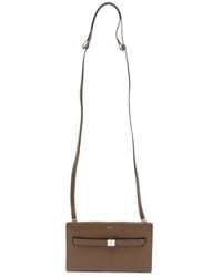 TOTEME - Belted Leather Crossbody Bag - Lyst