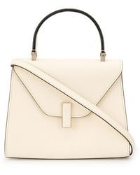 Valextra - Iside Mini Leather Handbag - Lyst