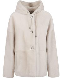 Enes - Fur Hooded Jacket - Lyst
