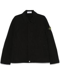Stone Island - Giacca Con Applicazione Compass - Lyst