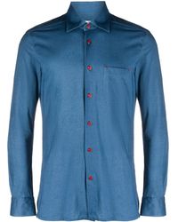 Kiton - Cotton Long Sleeve Shirt - Lyst