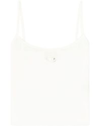 DIESEL - Logo Cotton Tank Top - Lyst
