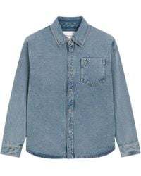 Ami Paris - Ami De Coeur Denim Shirt - Lyst