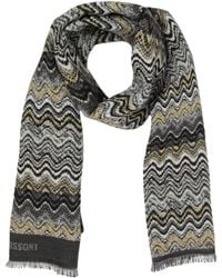 Missoni - Zigzag-Pattern Wool Scarf - Lyst