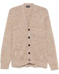 Drumohr - Speckle-Knit Cardigan - Lyst