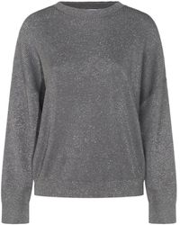 Brunello Cucinelli - Cotton Crewneck Sweater - Lyst