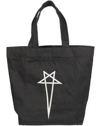 Rick Owens - Canvas Bag With Logo - Lyst