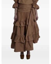 Chloé - Cotton Long Skirt - Lyst