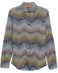 Missoni - Zig Zag Print Shirt - Lyst