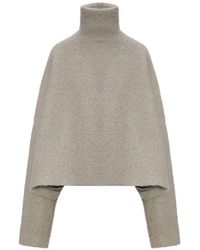 Rick Owens - Wool Turtle-Neck Sweater - Lyst