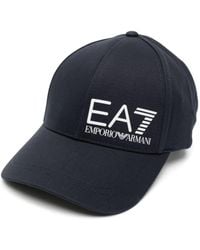 EA7 - Logo-print Baseball Cap - Lyst