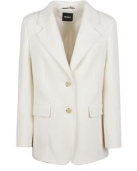 BOSS - Jovana Wool Blazer - Lyst