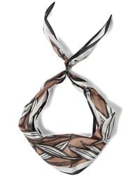 Brunello Cucinelli - Printed Silk Foulard - Lyst