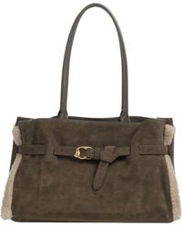 Coccinelle - Sabine Soft Suede Tote Bag - Lyst