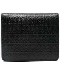 Loewe - Repeat Embossed Leather Zip Wallet - Lyst