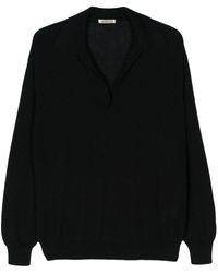 AURALEE - Fine-knit Polo Shirt - Lyst