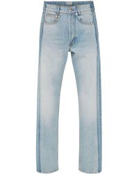 Alexander McQueen - Jeans dritti Worker Patched - Lyst