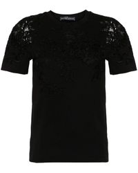 Ermanno Scervino - Lace-Appliqué T-Shirt - Lyst