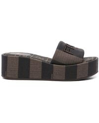 Fendi - Sunshine Flatform Sandals - Lyst