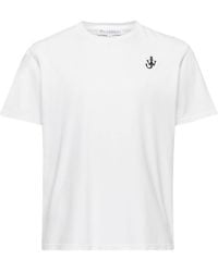 JW Anderson - Jw Anderson Short Sleeves T-Shirt With Logo - Lyst