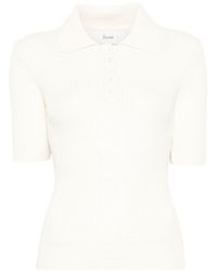 DUNST - Cotton Blend Polo Shirt - Lyst