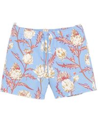 Loewe - Printed Swim Shorts - Lyst