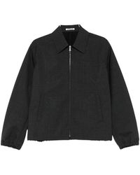 AURALEE - Nylon Zipped Jacket - Lyst