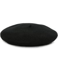 Emporio Armani - Logo Wool Basque Hat - Lyst