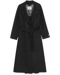 Paltò - Paola Wool Belted Coat - Lyst
