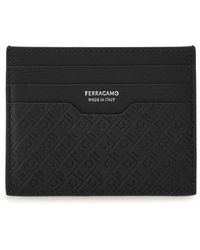 Ferragamo - Leather Credit Card Case - Lyst
