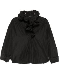 Susanne Bommer - Ruffled Taffetas Blouse - Lyst