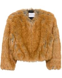 Stand Studio - Karly Faux Fur Jacket - Lyst