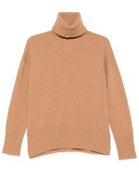 Alysi - Wool Turtle-Neck Sweater - Lyst