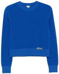 Loewe - Logo Wool Sweater - Lyst