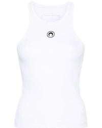 Marine Serre - Moon Logo Cotton Top - Lyst