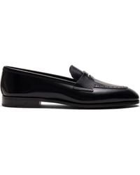 Church's - Onyx Leather Loafers - Lyst