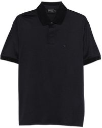 Emporio Armani - Cotton Polo Shirt - Lyst