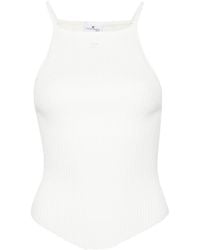 Courreges - Ribbed Tank Top - Lyst