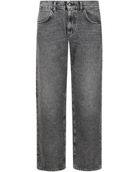 AMISH - Jeans With Logo - Lyst