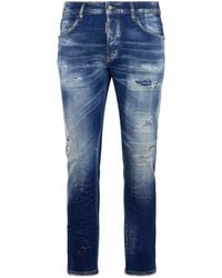 DSquared² - Medium Wash Skater Jeans - Lyst