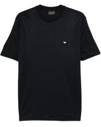 Emporio Armani - Cotton Blend T-Shirt - Lyst