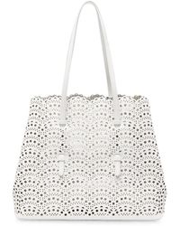 Alaïa - Mina 37 Leather Handbag - Lyst