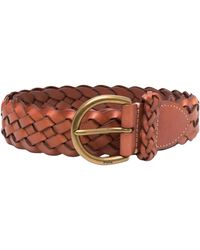 Polo Ralph Lauren - Interwoven-Design Buckle Belt - Lyst