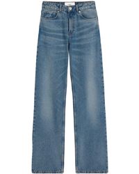 Ami Paris - Large Fit Denim Jeans - Lyst