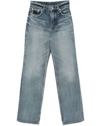 Alaïa - Straight-Leg Denim Jeans - Lyst
