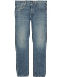 Gucci - Organic Cotton Denim Jeans - Lyst
